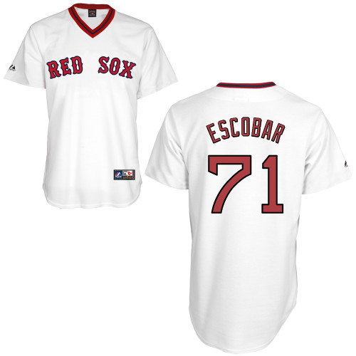 Edwin Escobar #71 mlb Jersey-Boston Red Sox Women's Authentic Home Alumni Association Baseball Jersey
